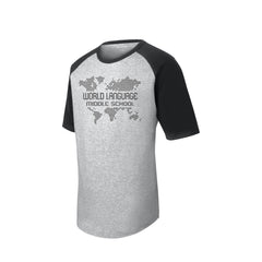 WLMS - Sport-Tek® YOUTH Short Sleeve Colorblock Raglan Jersey