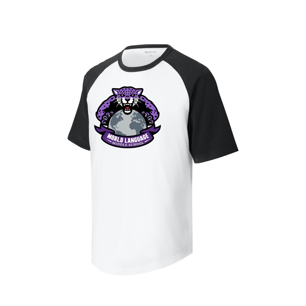 WLMS - Sport-Tek® YOUTH Short Sleeve Colorblock Raglan Jersey