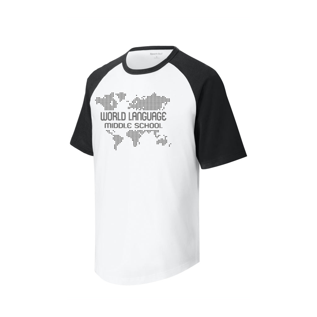 WLMS - Sport-Tek® YOUTH Short Sleeve Colorblock Raglan Jersey