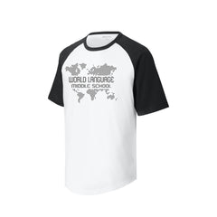WLMS - Sport-Tek® YOUTH Short Sleeve Colorblock Raglan Jersey