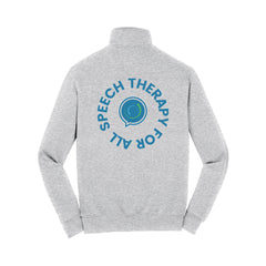 Speech Therapy For All - Sport-Tek® 1/4-Zip Sweatshirt With Backs