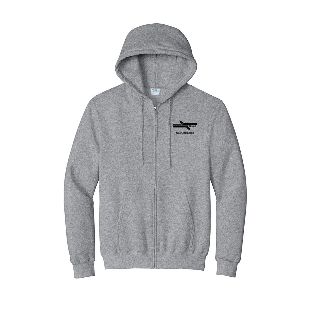 Sharon Fence - Port & Co® Essential Fleece Full-Zip Hooded Sweatshirt