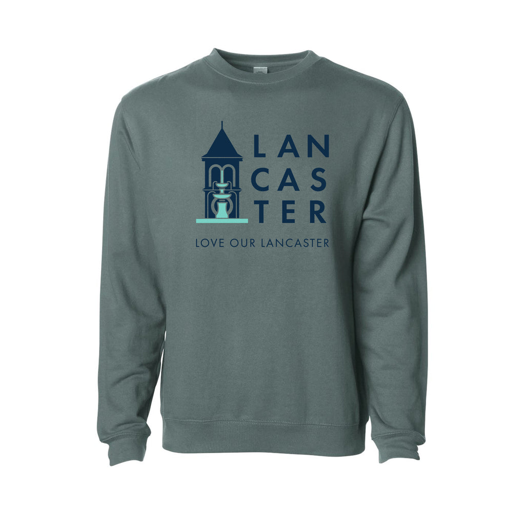City of Lancaster - Unisex Midweight Crewneck Sweatshirt - Full Chest