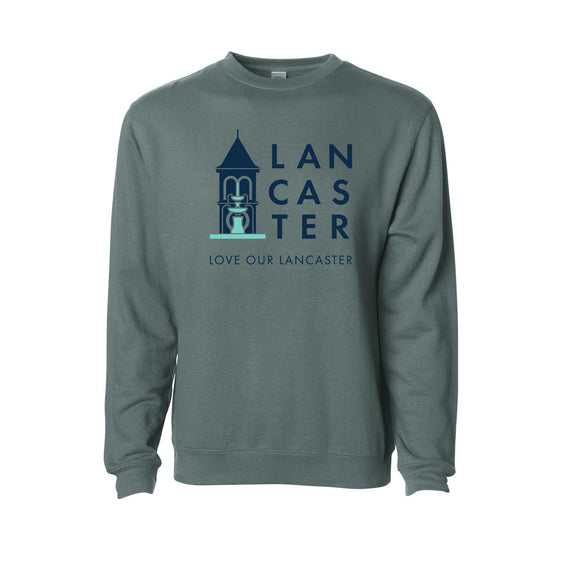 City of Lancaster - Unisex Midweight Crewneck Sweatshirt - Full Chest