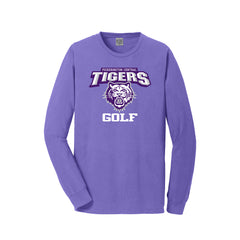 Pikcerington Central Golf - Port & Company® Beach Wash® Garment-Dyed Long Sleeve Tee