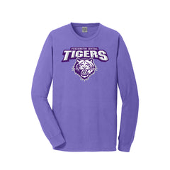 Pickerington Central Soccer - Port & Company Beach Wash Garment-Dyed Long Sleeve Tee