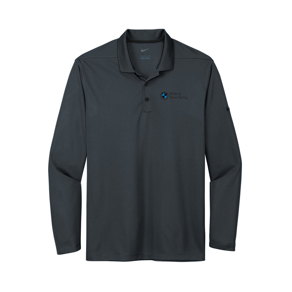 BMW of Silver Spring - Nike Dri-FIT Micro Pique 2.0 Long Sleeve Polo