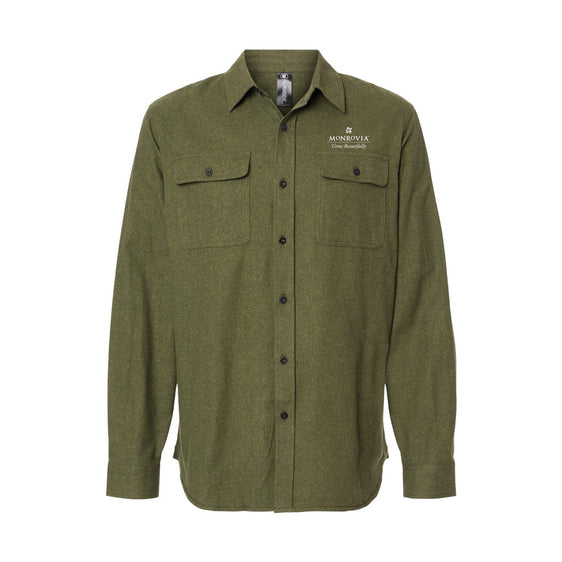 Monrovia - Long Sleeve Solid Flannel Shirt