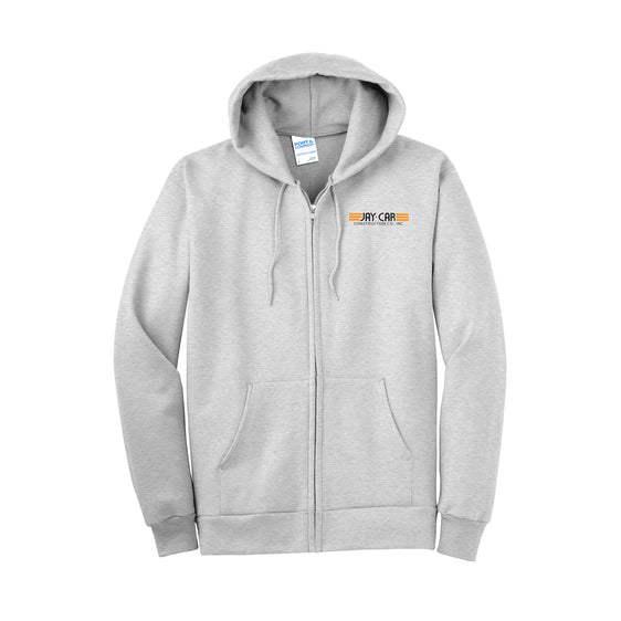Jay-Car Construction - Port & Company® Essential Fleece Full-Zip Hooded Sweatshirt