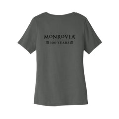 Monrovia 100 Years - BELLA+CANVAS® Women’s Relaxed Jersey Short Sleeve V-Neck Tee