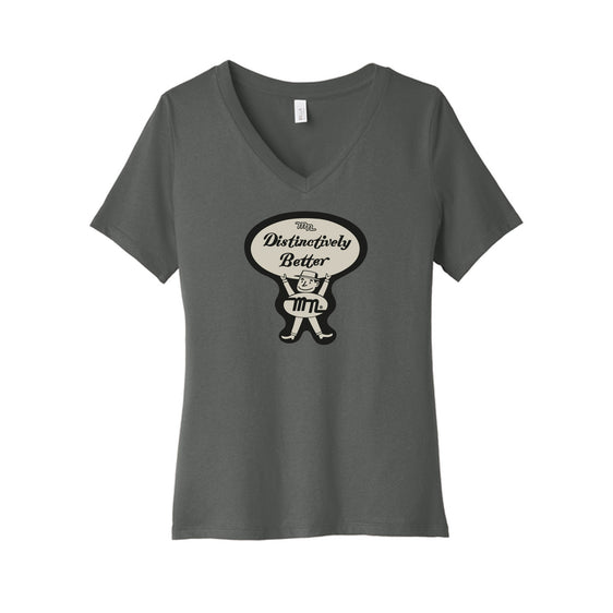 Monrovia 100 Years - BELLA+CANVAS® Women’s Relaxed Jersey Short Sleeve V-Neck Tee