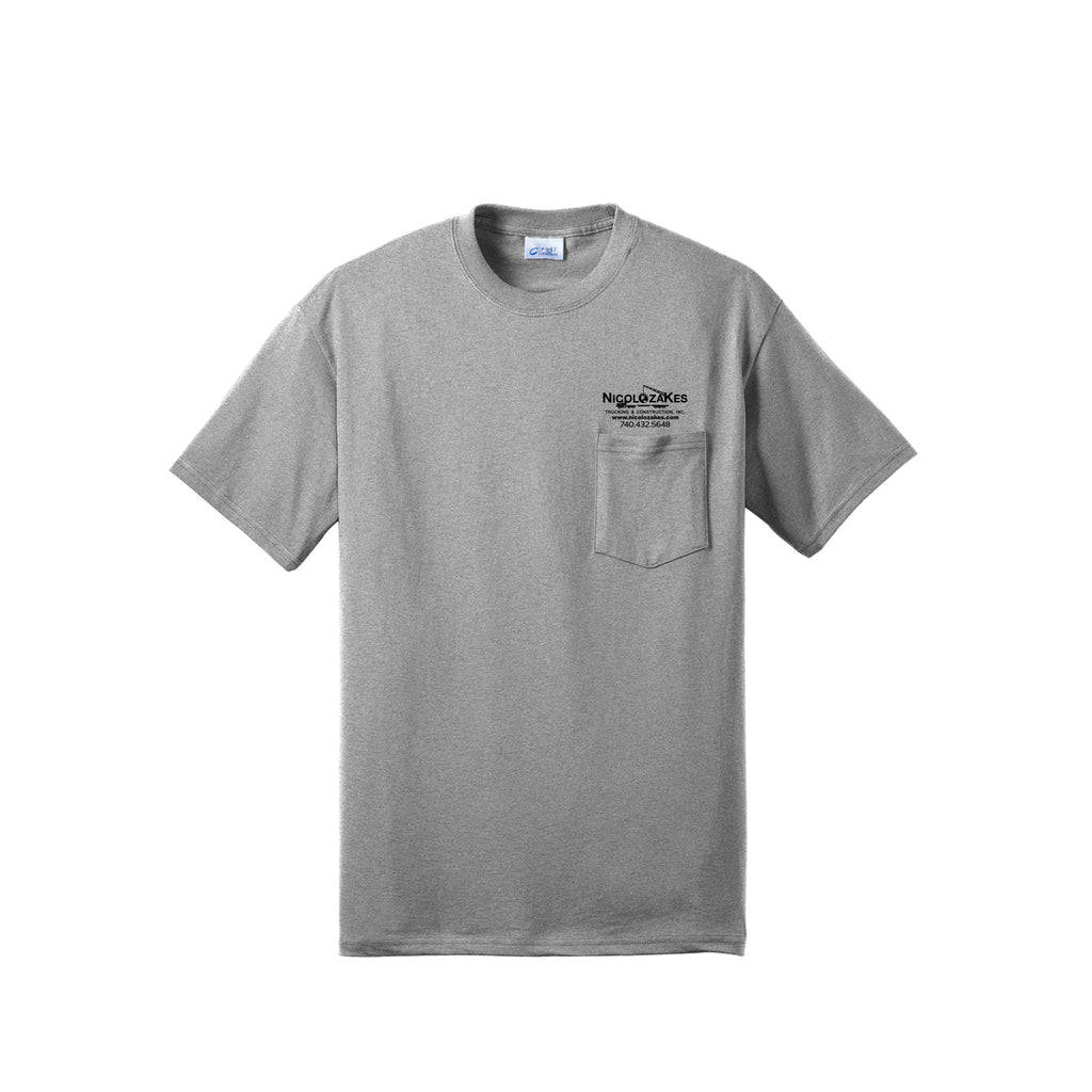 Nicolozakes - Port & Company® Core Blend Pocket Tee
