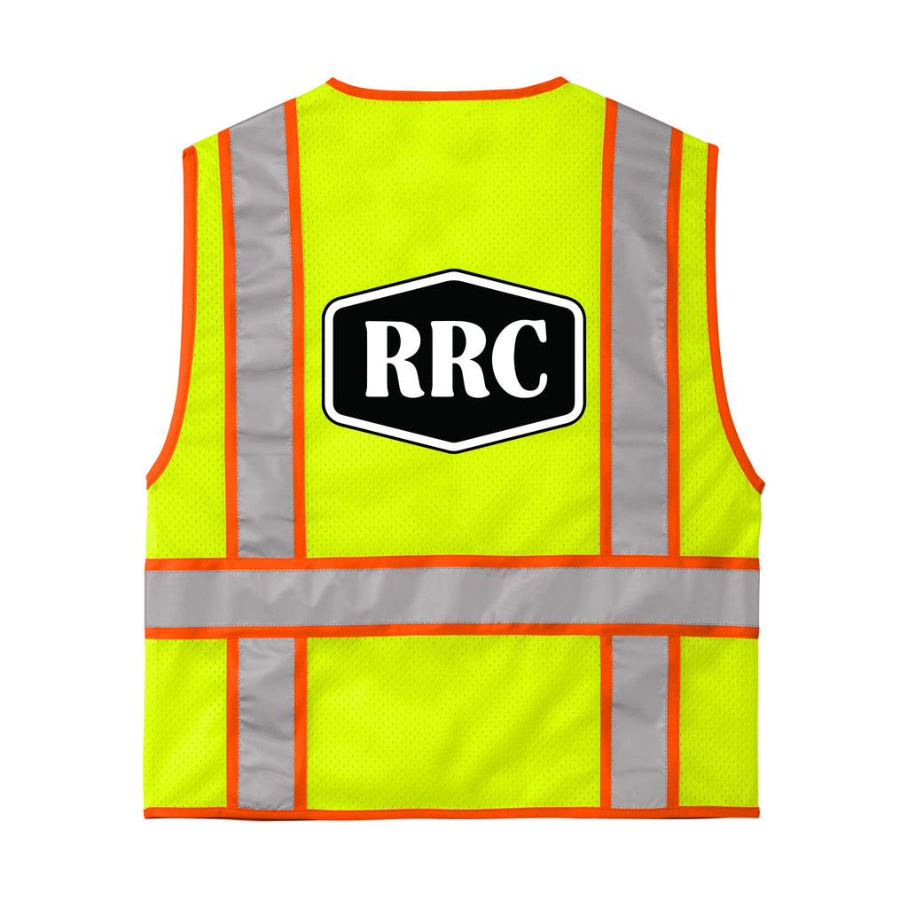 Rowdy Red Construction - CornerStone® ANSI 107 Class 2 Mesh Zippered Two-Tone Vest