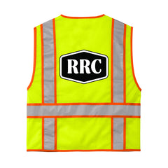 Rowdy Red Construction - CornerStone® ANSI 107 Class 2 Mesh Zippered Two-Tone Vest