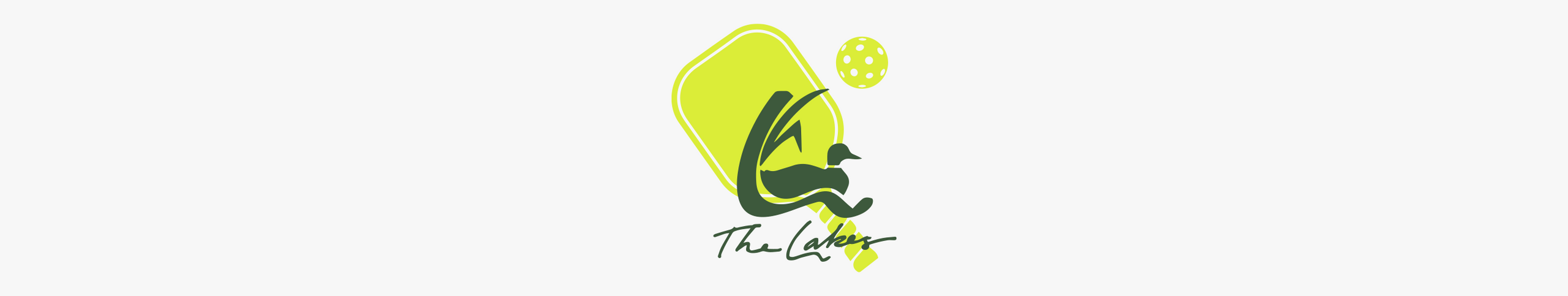 The Lakes Pickleball banner