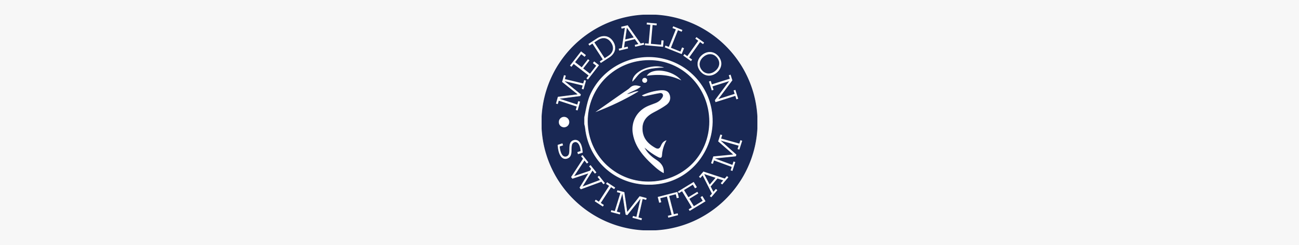 Medallion Swim Team banner