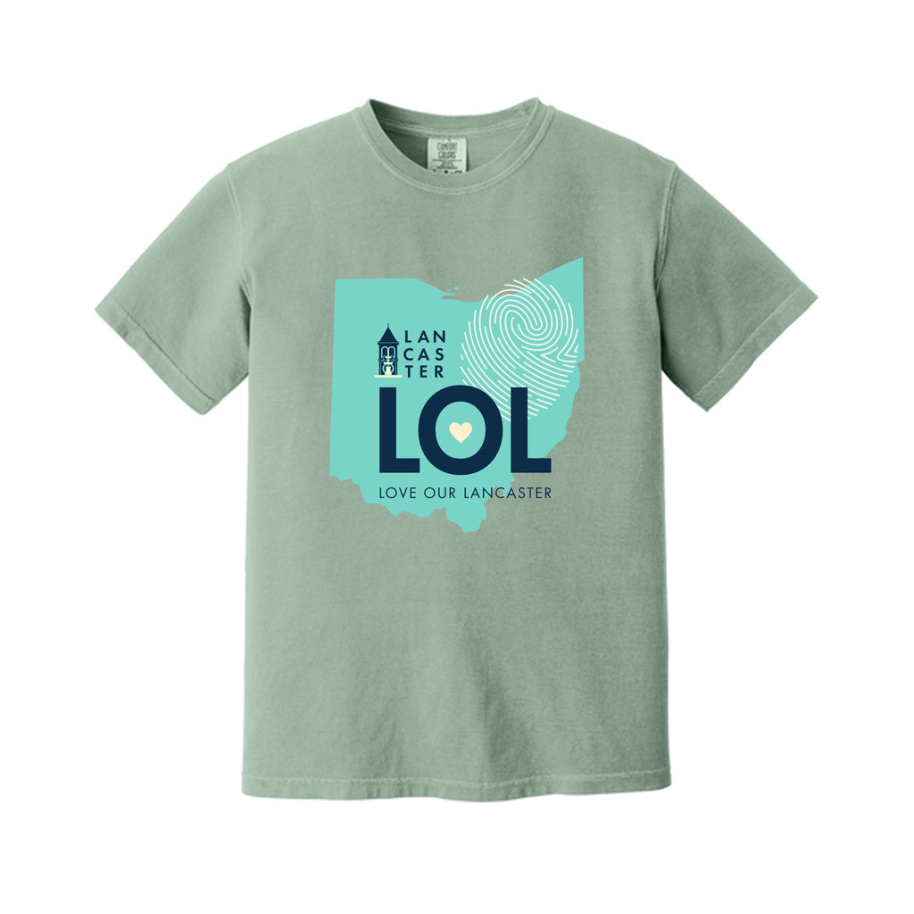 City of Lancaster - Comfort Colors® Heavyweight Ring Spun Tee - LOL Logo