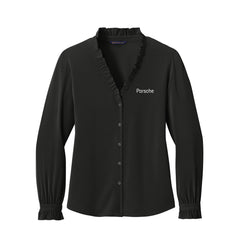 Germain Cars Corp - Brooks Brothers® Women’s Long Sleeve Ruffle Collar Blouse