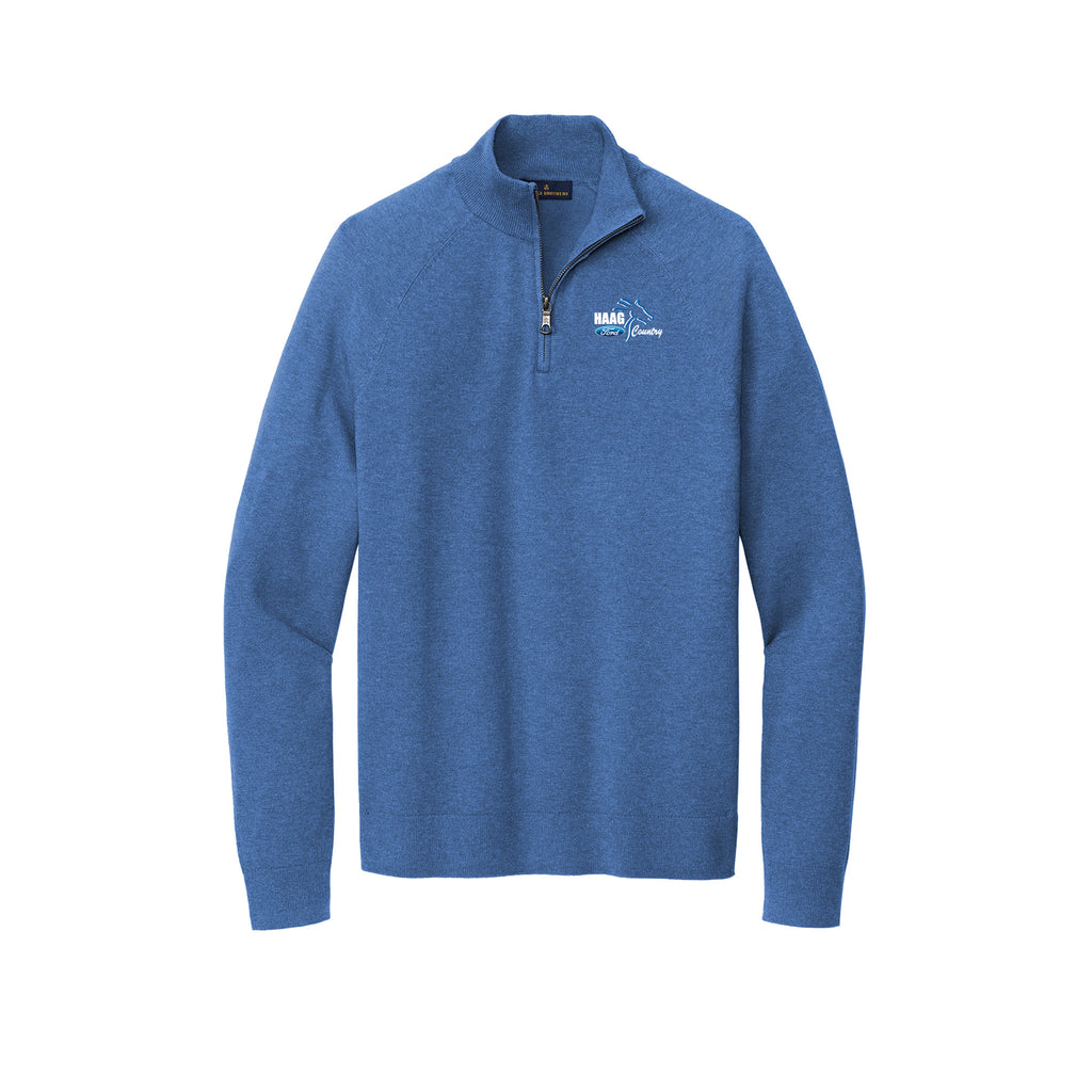 Haag Ford - Brooks Brothers® Cotton Stretch 1/4-Zip Sweater