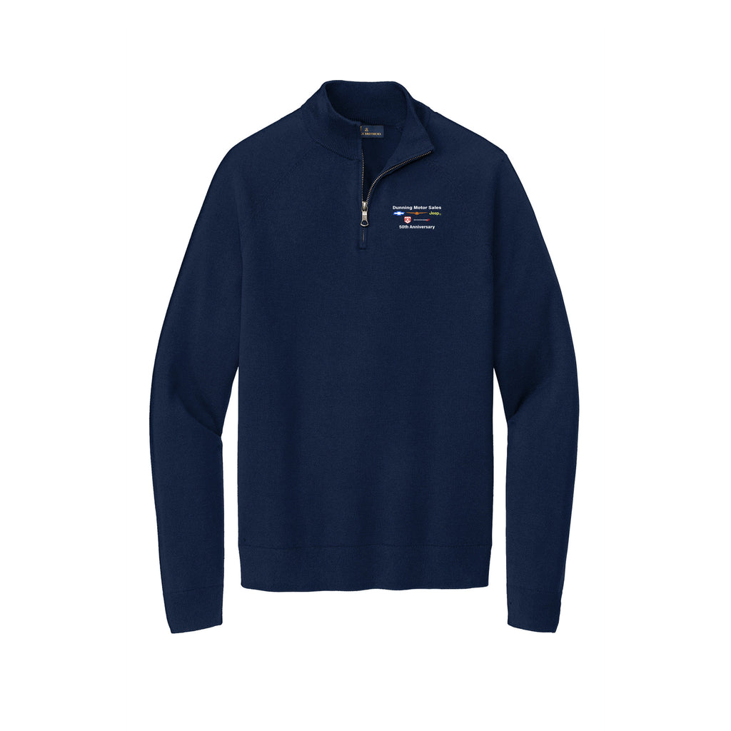 Dunning Motors - Brooks Brothers® Cotton Stretch 1/4-Zip Sweater