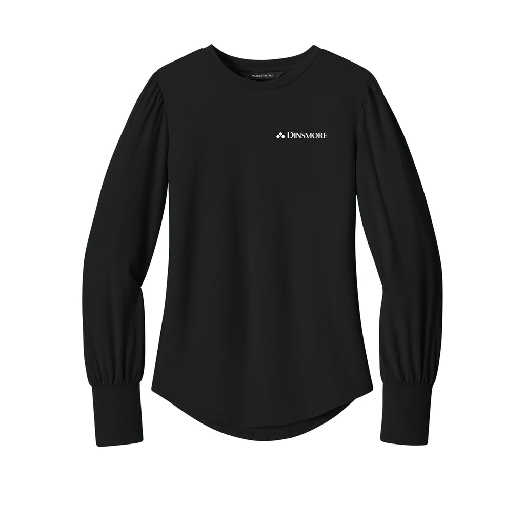 Dinsmore - Mercer+Mettle® Women’s Stretch Jersey Long Sleeve Blouson Top