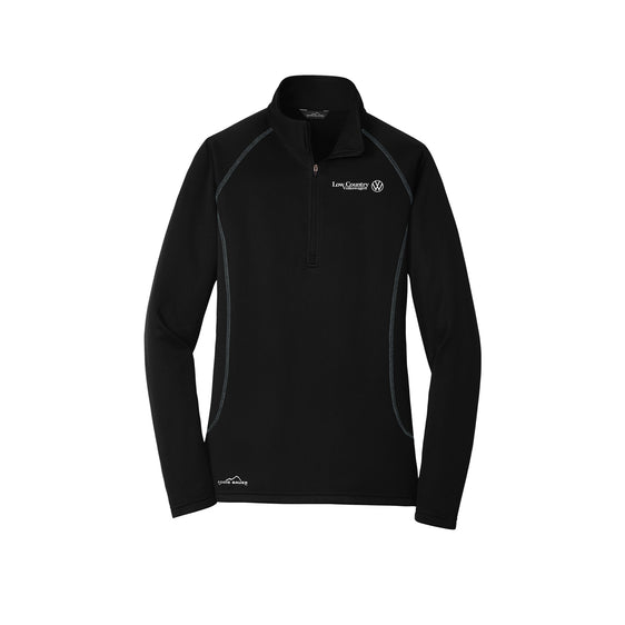 Low Country Volkswagen - Eddie Bauer® Ladies Smooth Fleece 1/2-Zip
