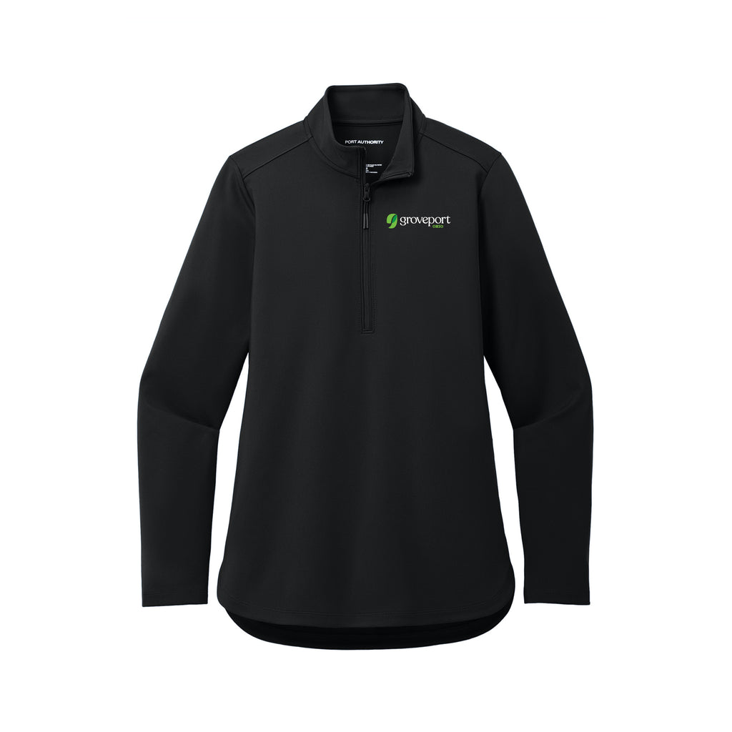 Groveport Town Hall - Port Authority® Women's C-FREE® Double Knit 1/4-Zip