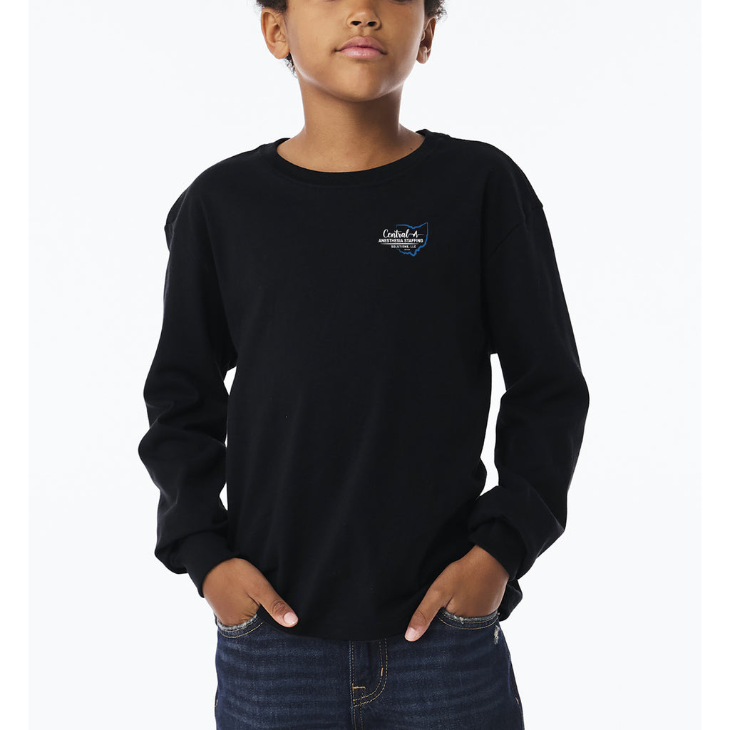 CASS - BELLA+CANVAS® Youth 6-Ounce Heavyweight Long Sleeve Tee
