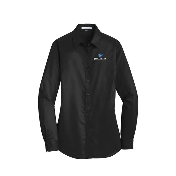 Ohio Valley Manufacturing - Port Authority® Ladies SuperPro™ Twill Shirt