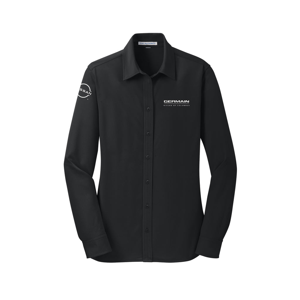 Germain Nissan Columbus - Port Authority® Women's Dimension Knit Dress Shirt