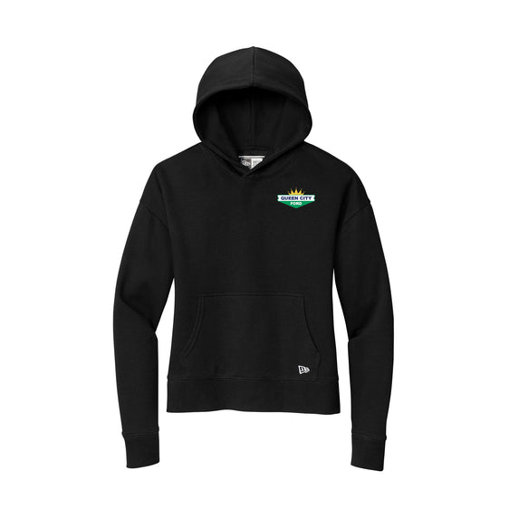 Queen City Ford - New Era® Ladies Comeback Fleece Pullover Hoodie