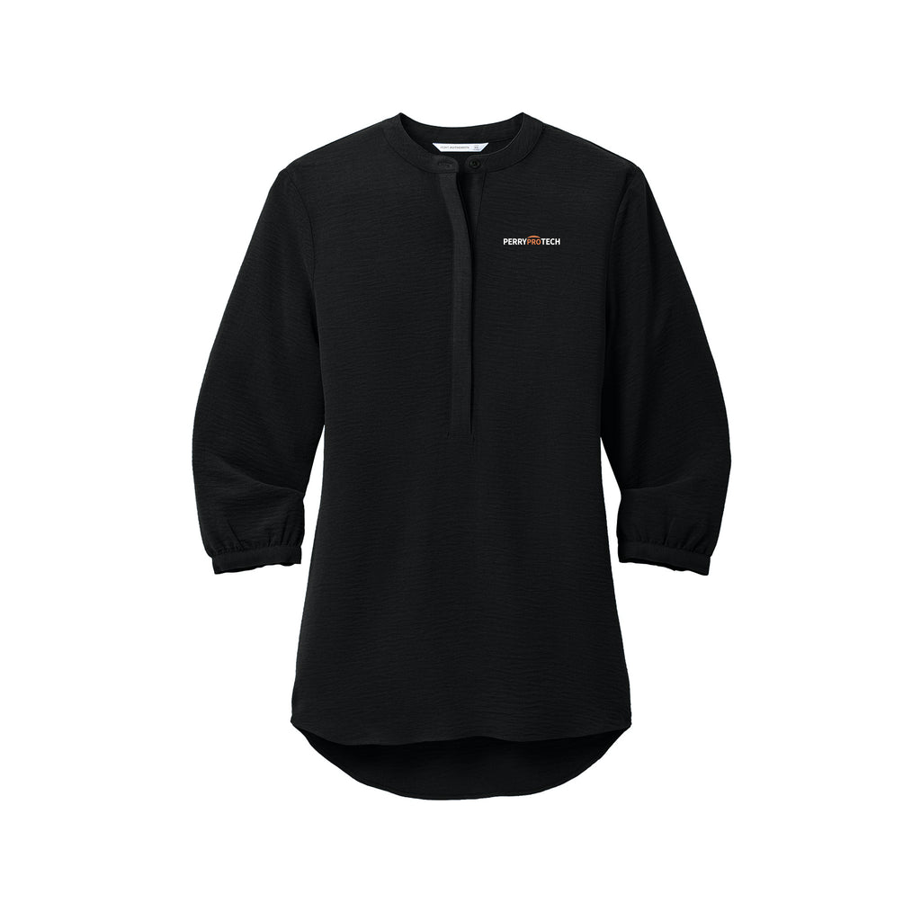 Perry ProTECH - Port Authority® Women's 3/4-Sleeve Textured Crepe Tunic