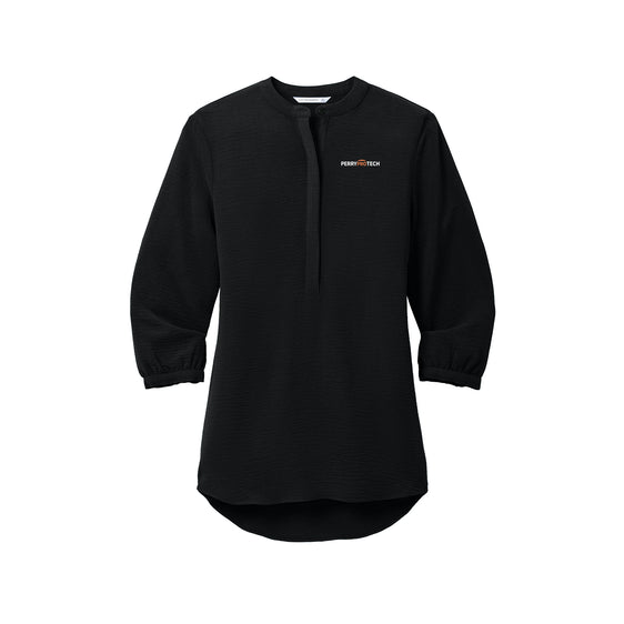 Perry ProTECH - Port Authority® Women's 3/4-Sleeve Textured Crepe Tunic