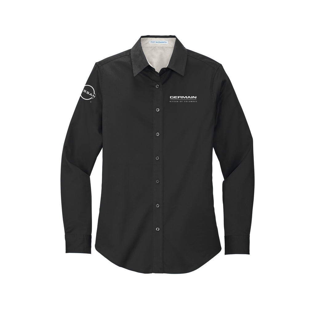 Germain Nissan Columbus - Port Authority® Women's Long Sleeve Easy Care Shirt