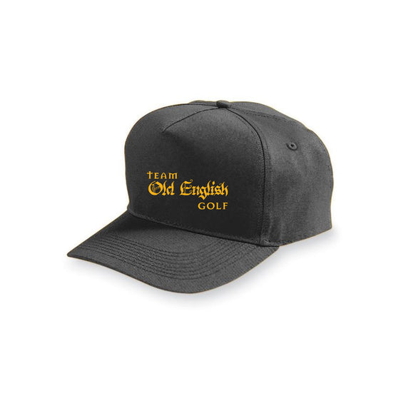 Team Old English Golf - AUGUSTA SPORTSWEAR YOUTH FIVE-PANEL COTTON TWILL CAP