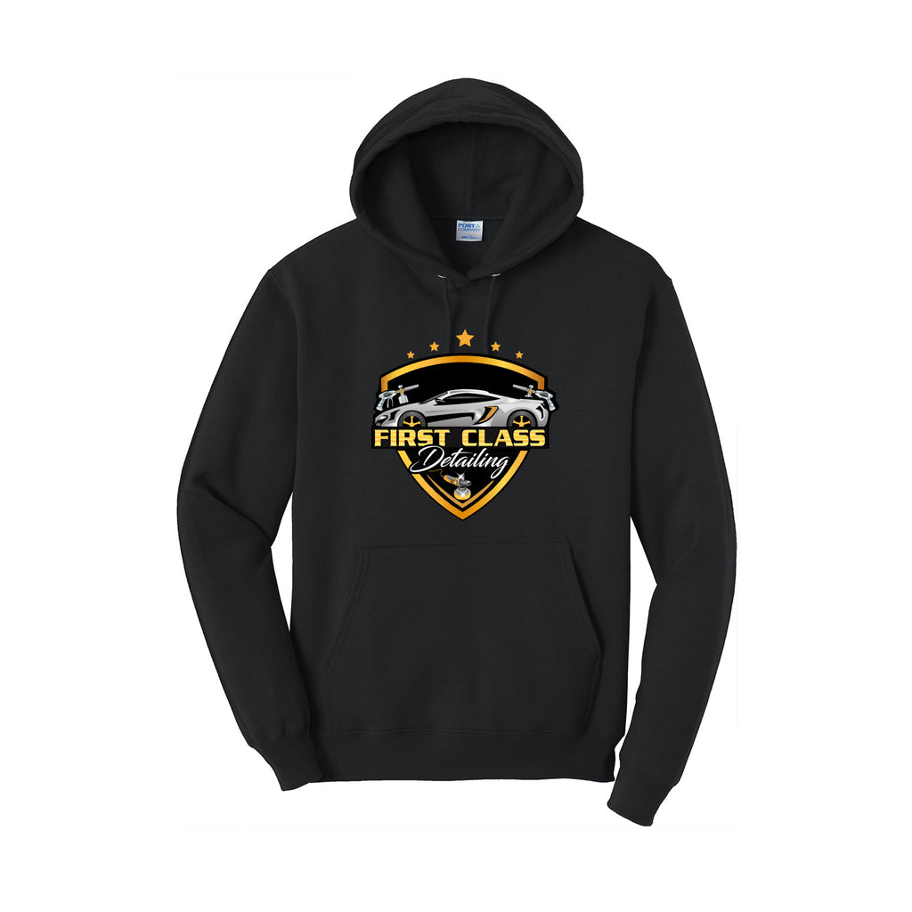 First Class Detailing - Port & Company® Core Fleece Pullover Hooded Sweatshirt