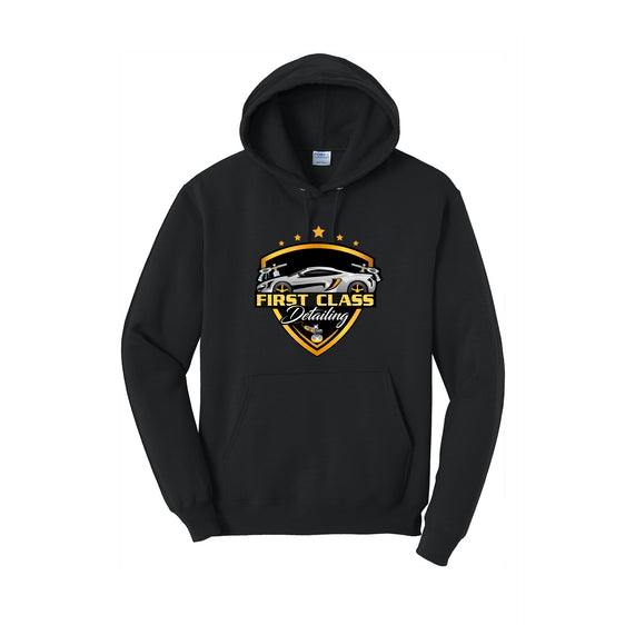 First Class Detailing - Port & Company® Core Fleece Pullover Hooded Sweatshirt