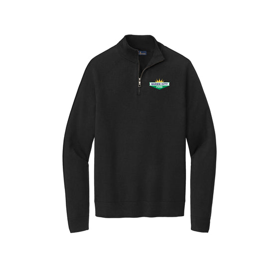 Queen City Ford - Brooks Brothers® Cotton Stretch 1/4-Zip Sweater