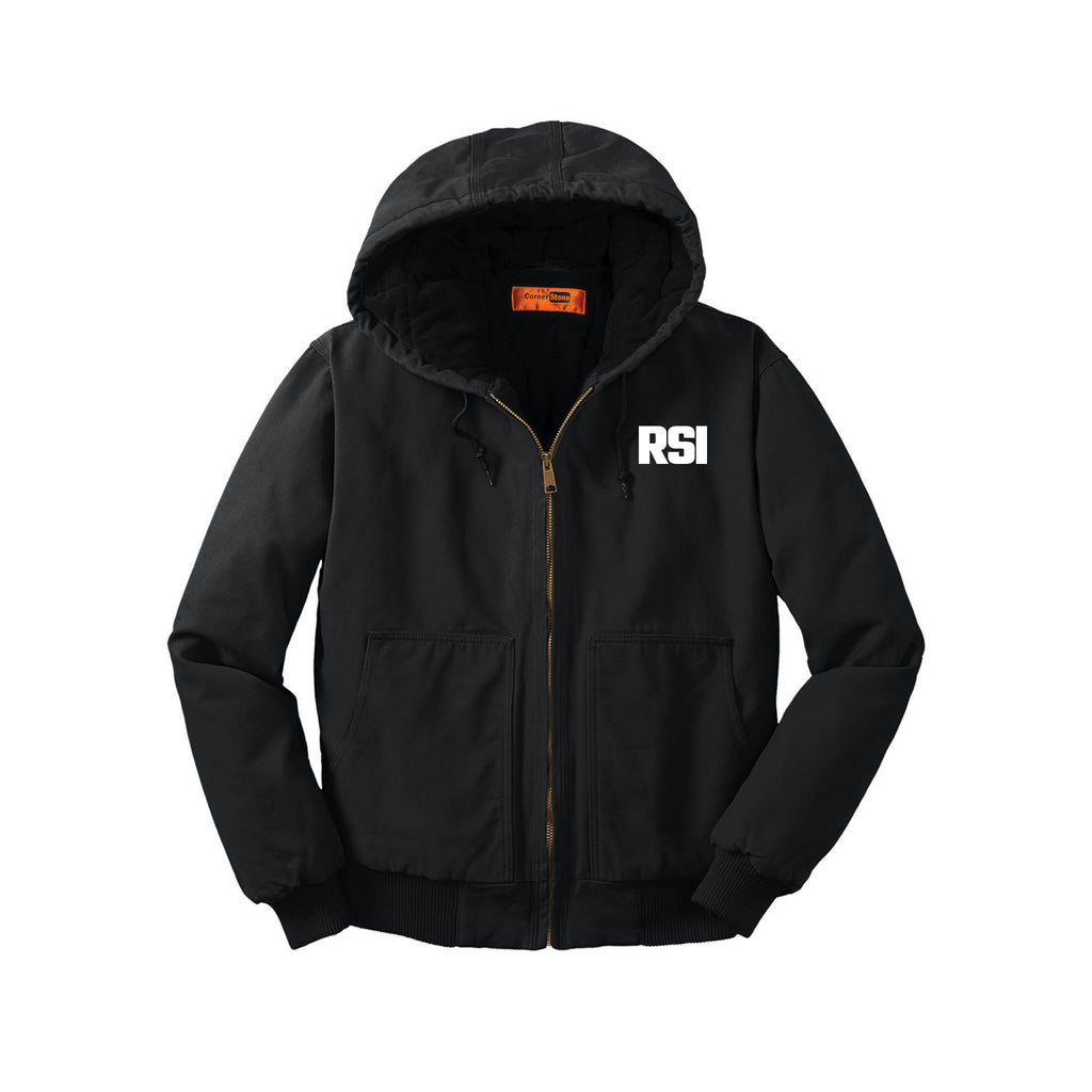 Renier Construction - CornerStone® Washed Duck Cloth Insulated Hooded Work Jacket