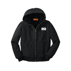 Renier Construction - CornerStone® Washed Duck Cloth Insulated Hooded Work Jacket