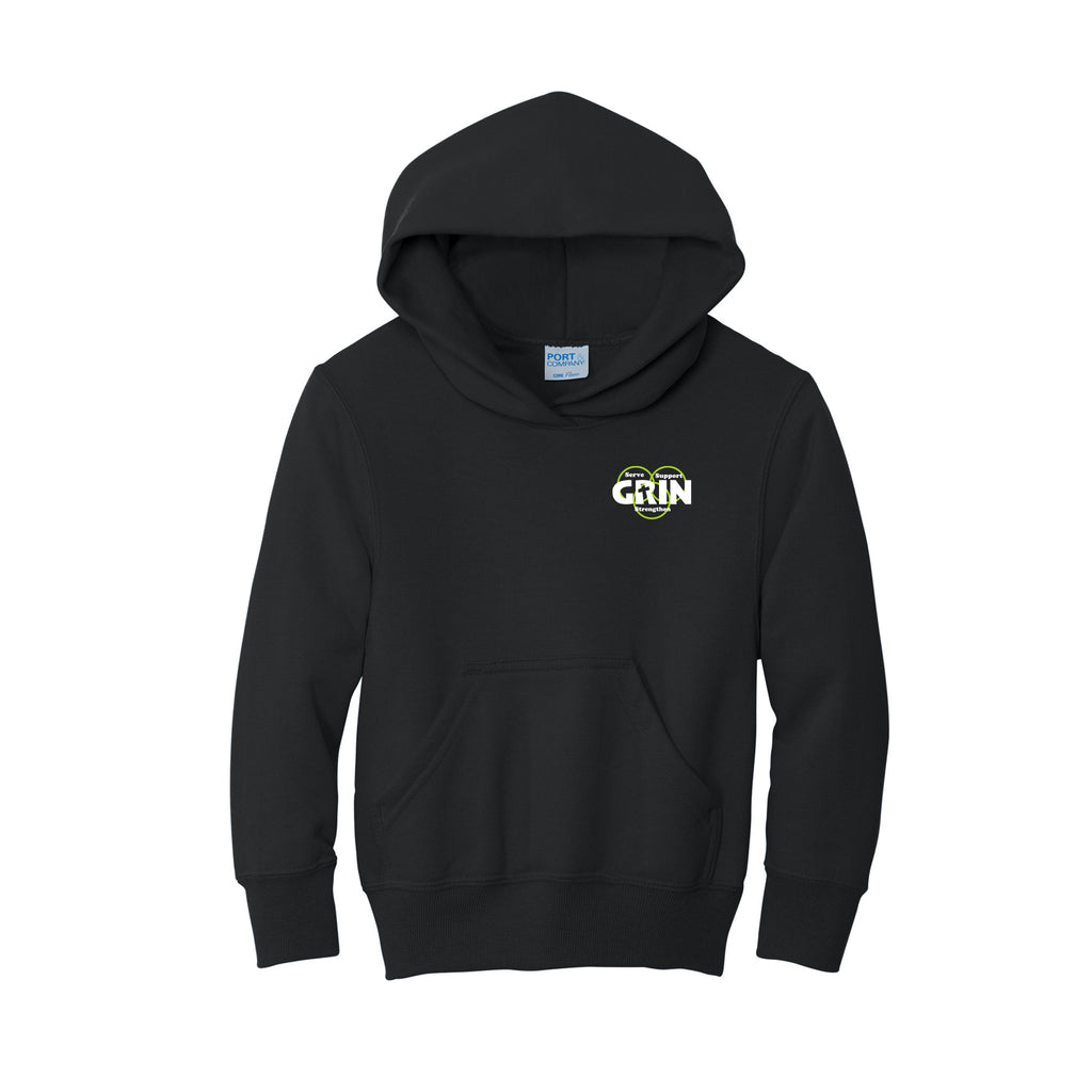 GRIN - Port & Company® Youth Core Fleece Pullover Hooded Sweatshirt