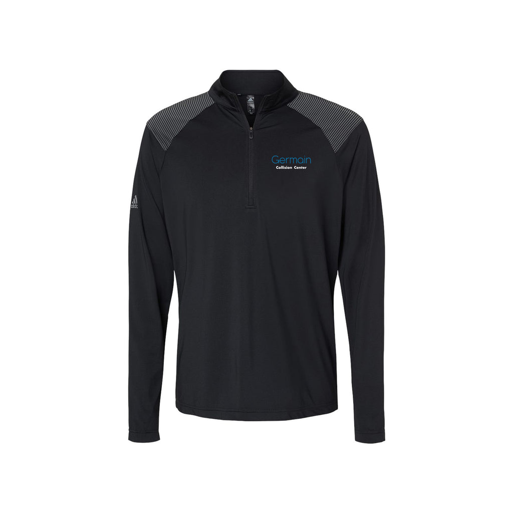 Germain Collision Center - Adidas - Shoulder Stripe Quarter-Zip Pullover