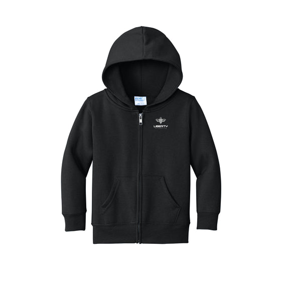 Liberty Automotive - Port & Company® Toddler Core Fleece Full-Zip Hooded Sweatshirt