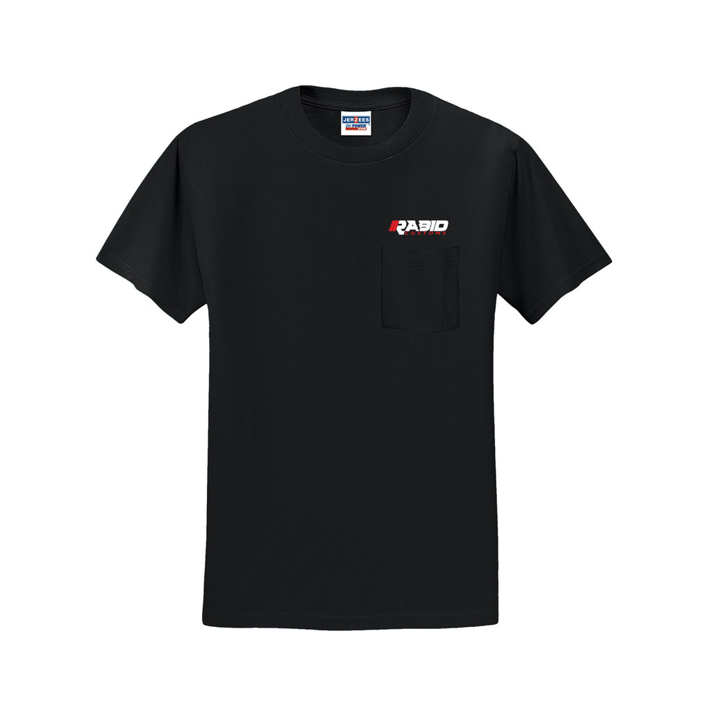 Rabid Customs - Jerzees® Dri-Power® 50/50 Cotton/Poly Pocket T-Shirt