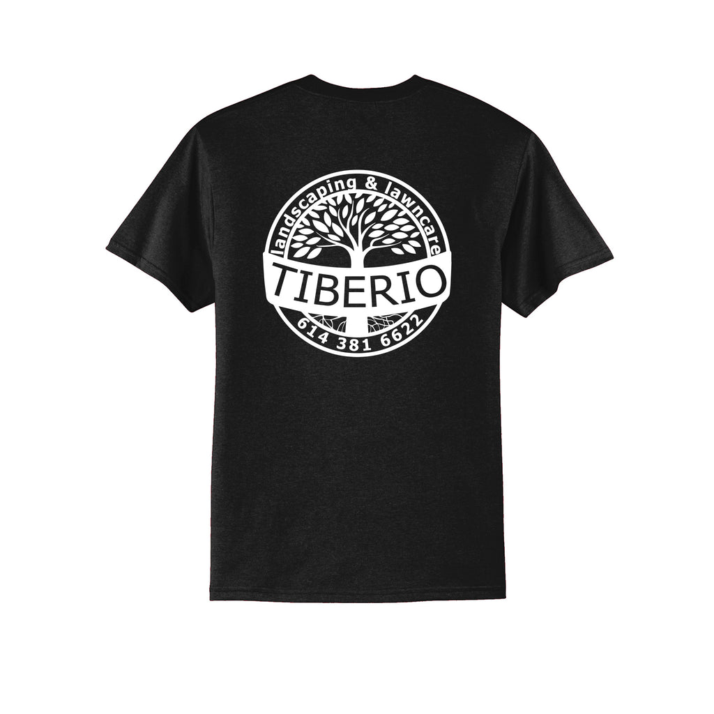 Tiberio Landscaping - Port & Company® Core Blend Tee WITH FULL BACK