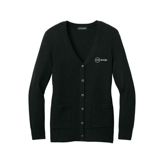 MA Design - Port Authority® Women’s Easy Care Button-Up Cardigan Sweater