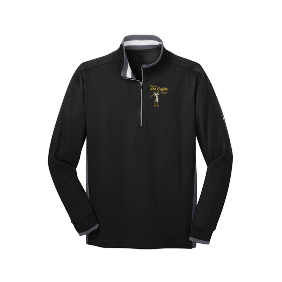 Team Old English Golf - Nike Dri-FIT 1/2-Zip Cover-Up