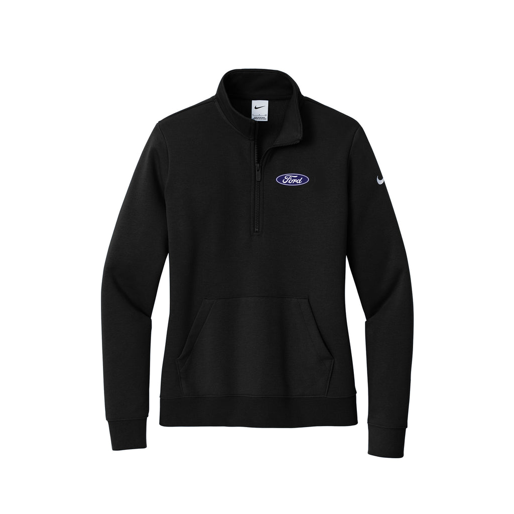 Tom Masano Ford - Nike Ladies Club Fleece Sleeve Swoosh 1/2-Zip