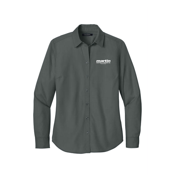 Martin Painting - Port Authority® Women’s Long Sleeve Nailhead Easy Care Shirt