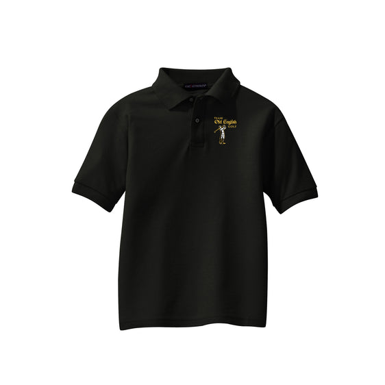 Team Old English Golf - Port Authority® Youth Silk Touch™ Polo